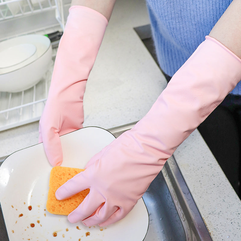 Gants de nettoyage ménager antidérapants et résistants à l'abrasion