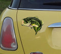 Bass Fish Reflective Outdoor Fish Car Sticker