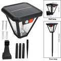 Extérieur Cour Jardin Étagère Induction Maison Lampe solaire murale