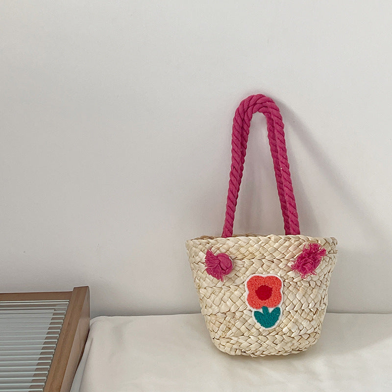 Sac de messager tricoté pour enfants