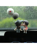 Voiture décoration intérieure-blanc ballon gris couple gris paire-deux packs