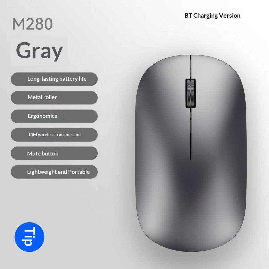 Souris sans fil bimode Bluetooth ultra-mince