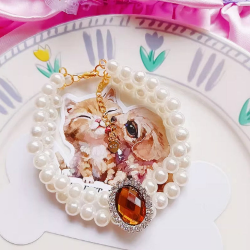 Cat Pet Bijoux eau pendentif collier de lapin
