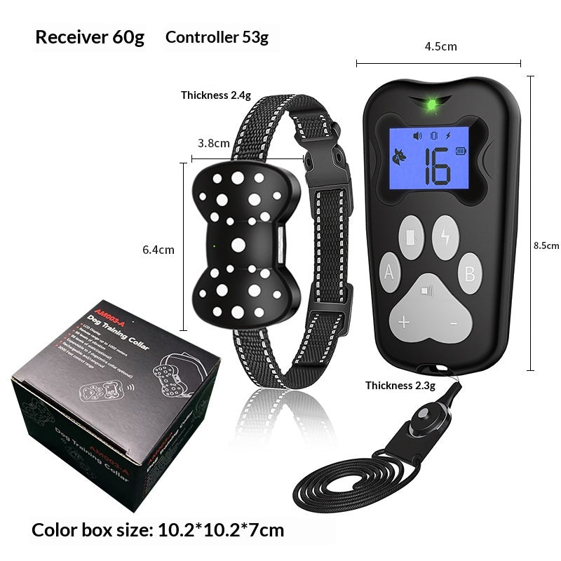 Électrique-choc d'entraînement à distance chien appareil rechargeable étanche longue portée ultrasonic Ba