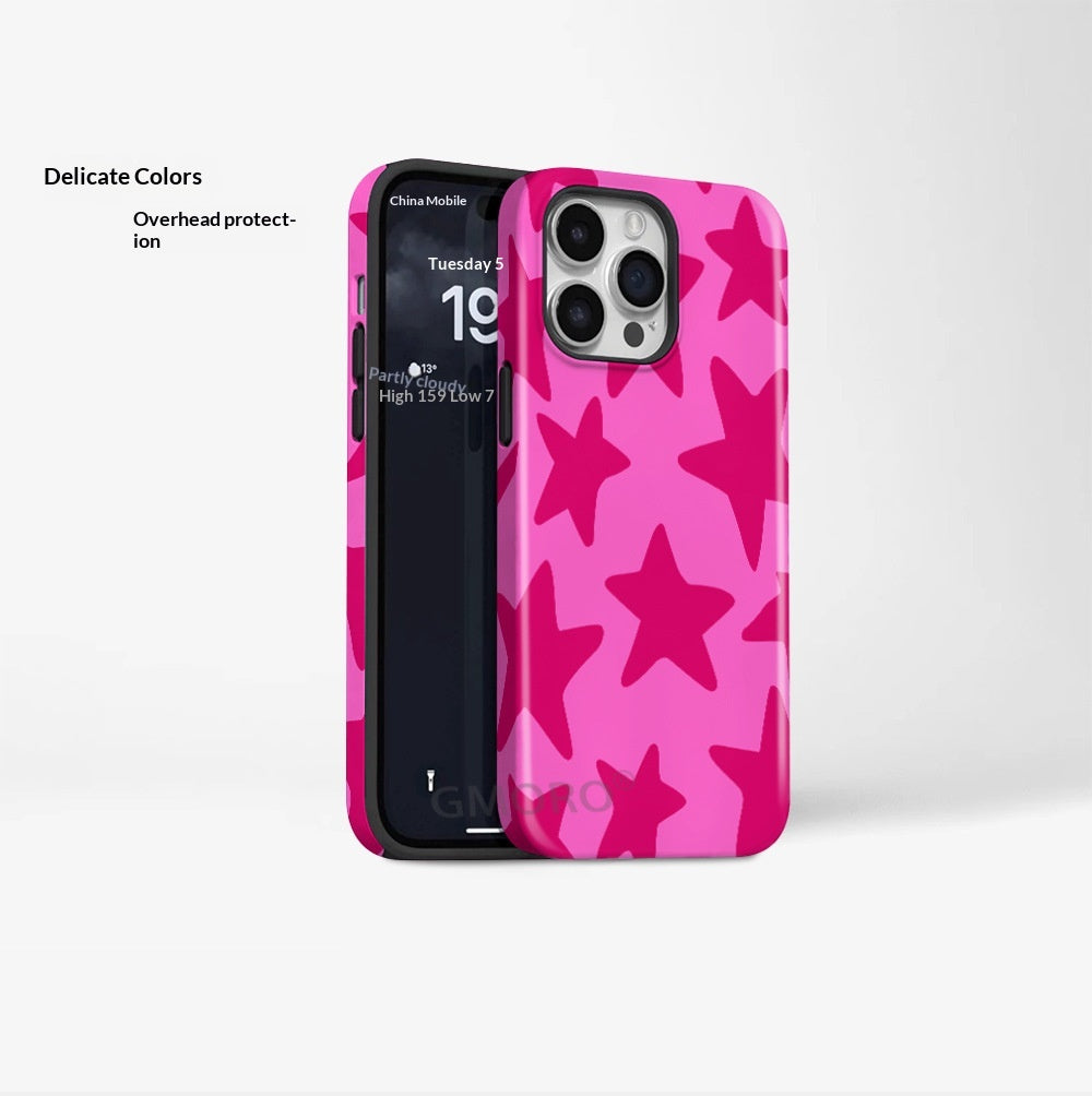 Étui de téléphone style américain Star-print