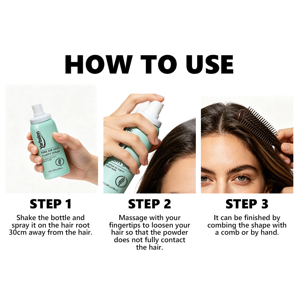 Vaporisateur de shampooing sec