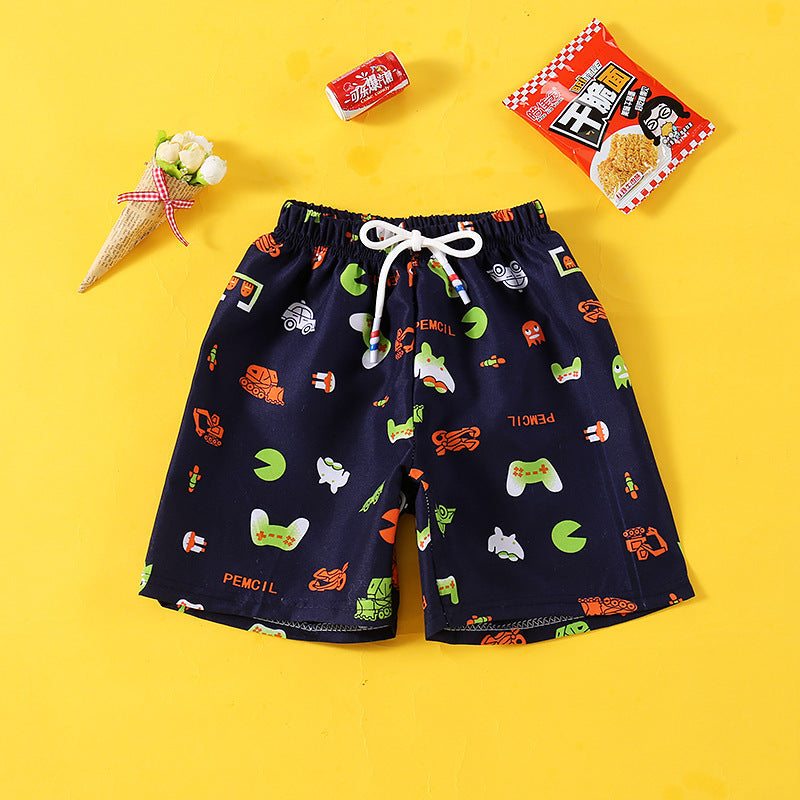 Shorts Beach Trunks Casual Loose Outer Wear Big Panties Cartoon Fashionable Cinquième Pantalon