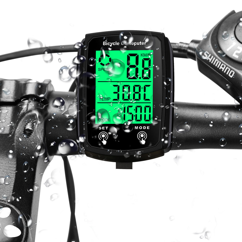 Ecran tactile Vélo Câblé Codemètre Speedomètre