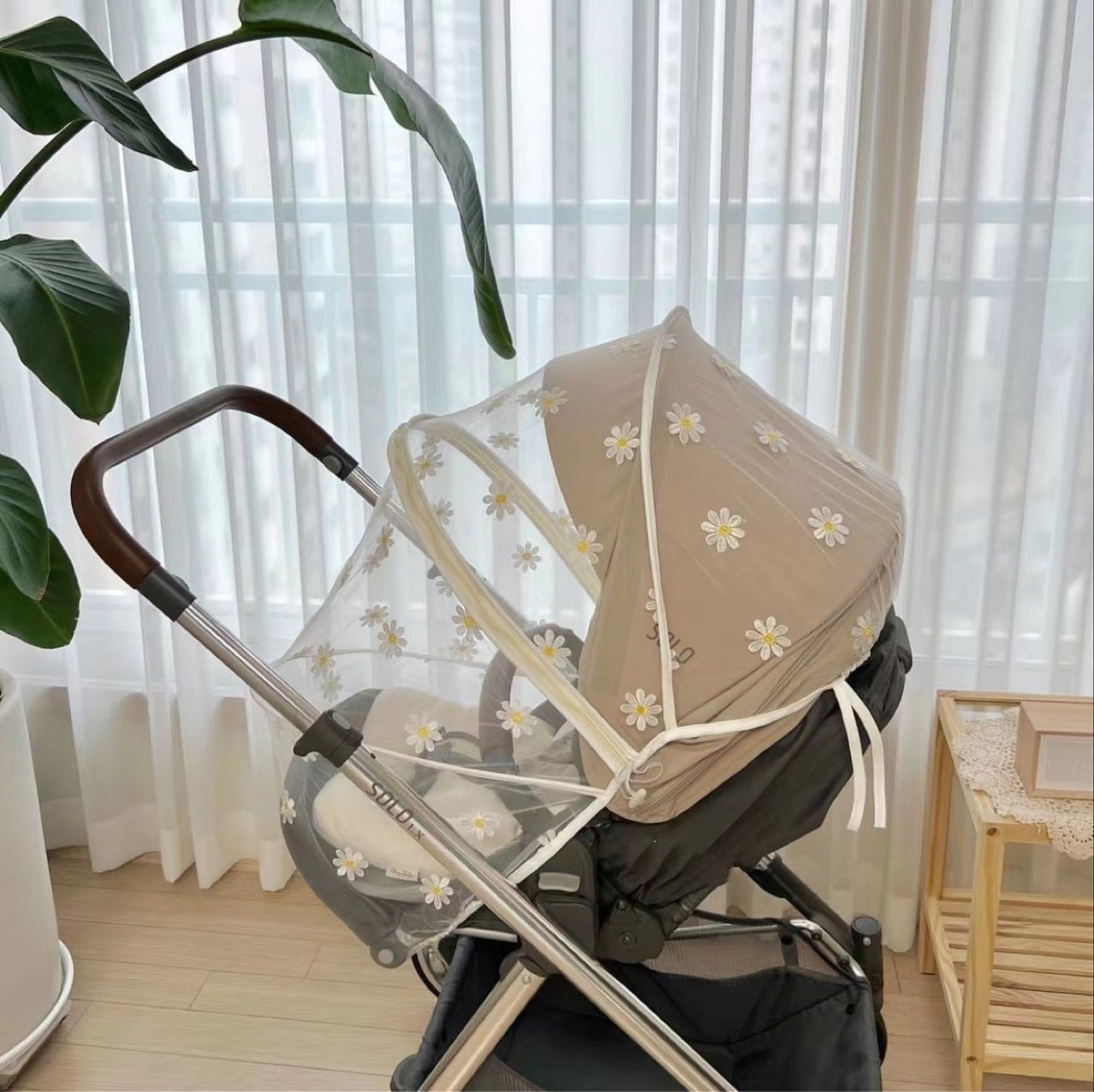 Infantile Mosquito Net Poussette pour bébé universelle de type complet respirant