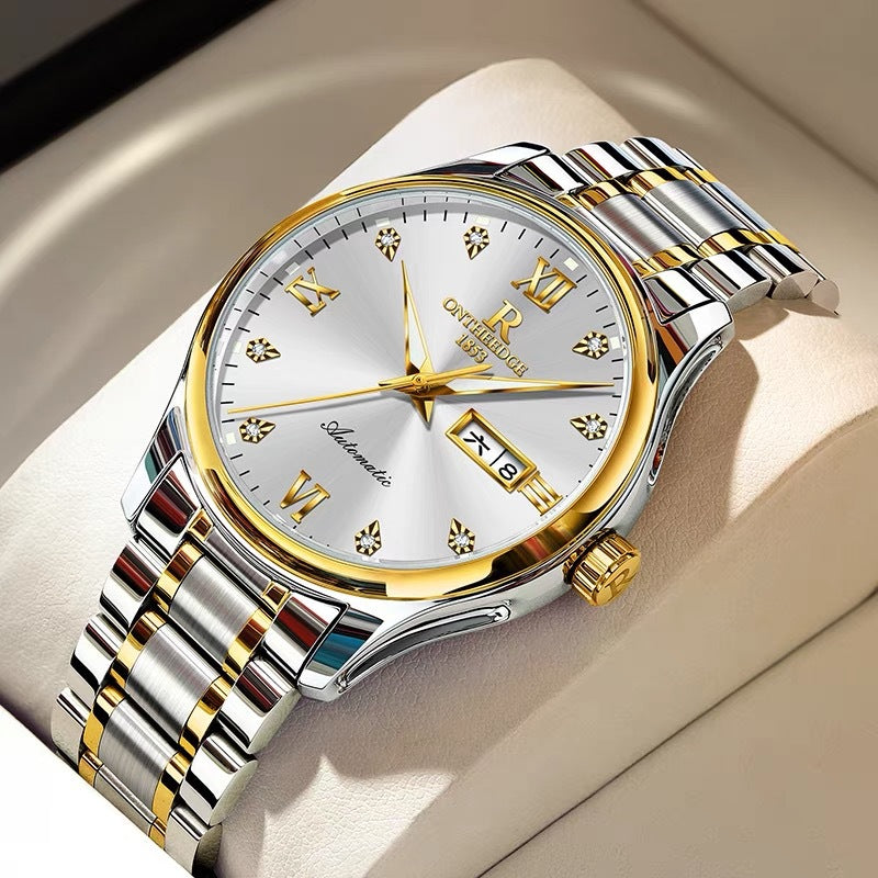 Montre mécanique de haute qualité étanche Luminous Business Pure