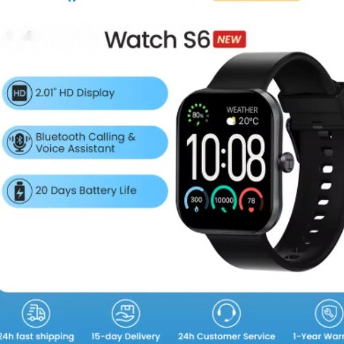 Montre Haylou S6S003 Montre Smart Bluetooth Silicone