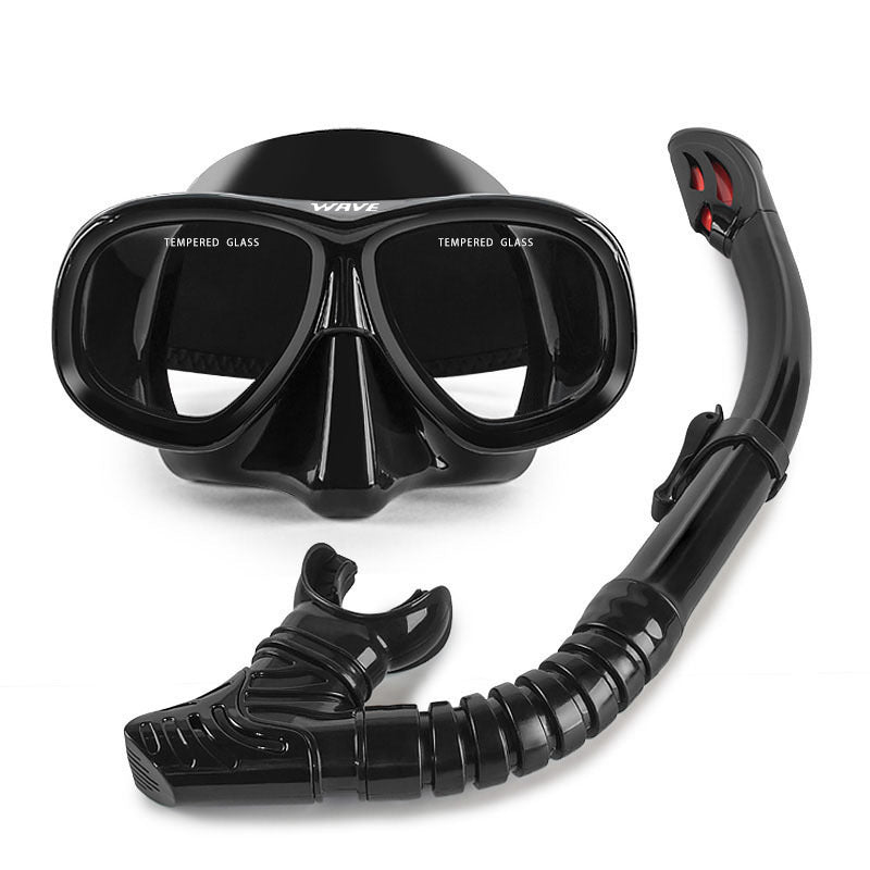 Masque de plongée et tuba sec avec option Myopia Availabl