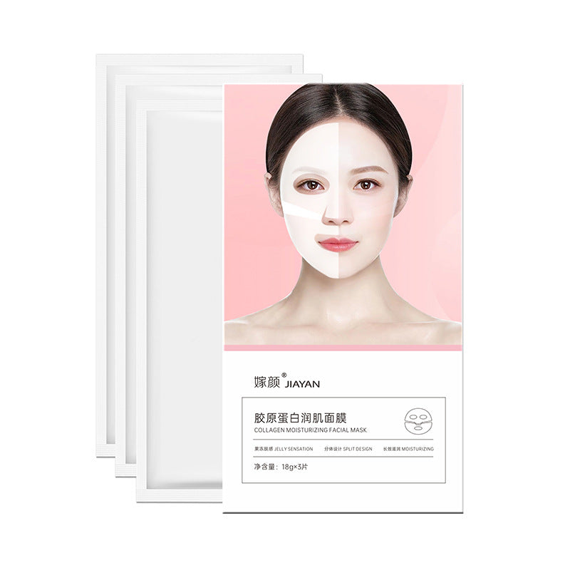 Masque hydratant pour peau de gelée en cristal collagène