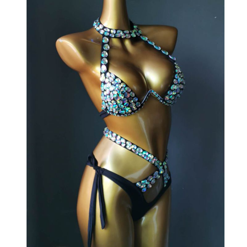 Maillot de bain pour femmes minimaliste et polyvalent imprimé Bikini
