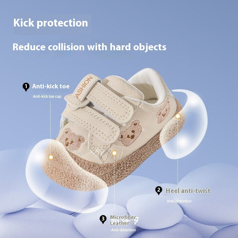 Chaussures pour bébé d'automne avec des semelles douces