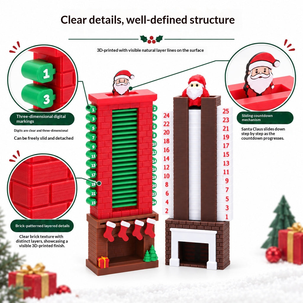 Calendrier du compte à rebours de Noël