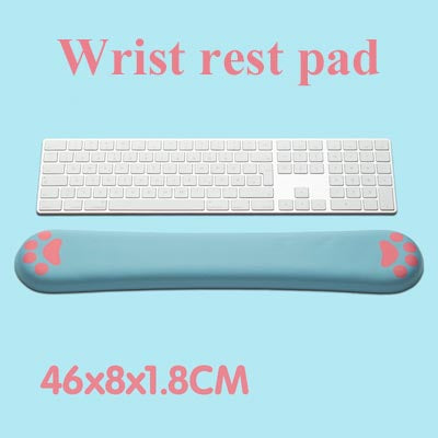 Cat's Claw Memory Mousse Keyboard Support main Bracelet Cute Cartoon Creative
