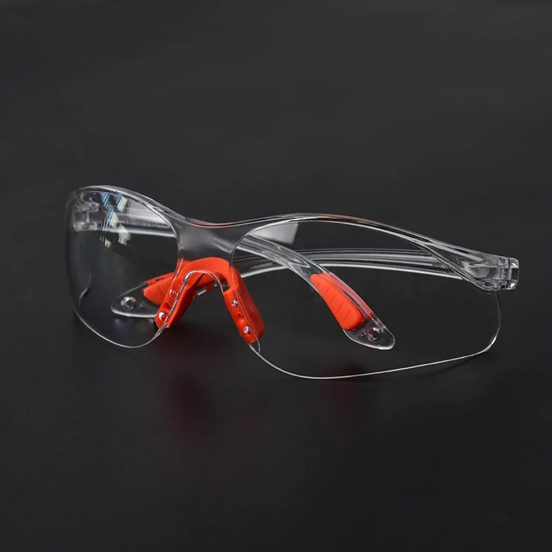 Matériel PC anti-impact de la poussière de vent lunettes de sécurité d'équitation transparent verres Lab travail sûr