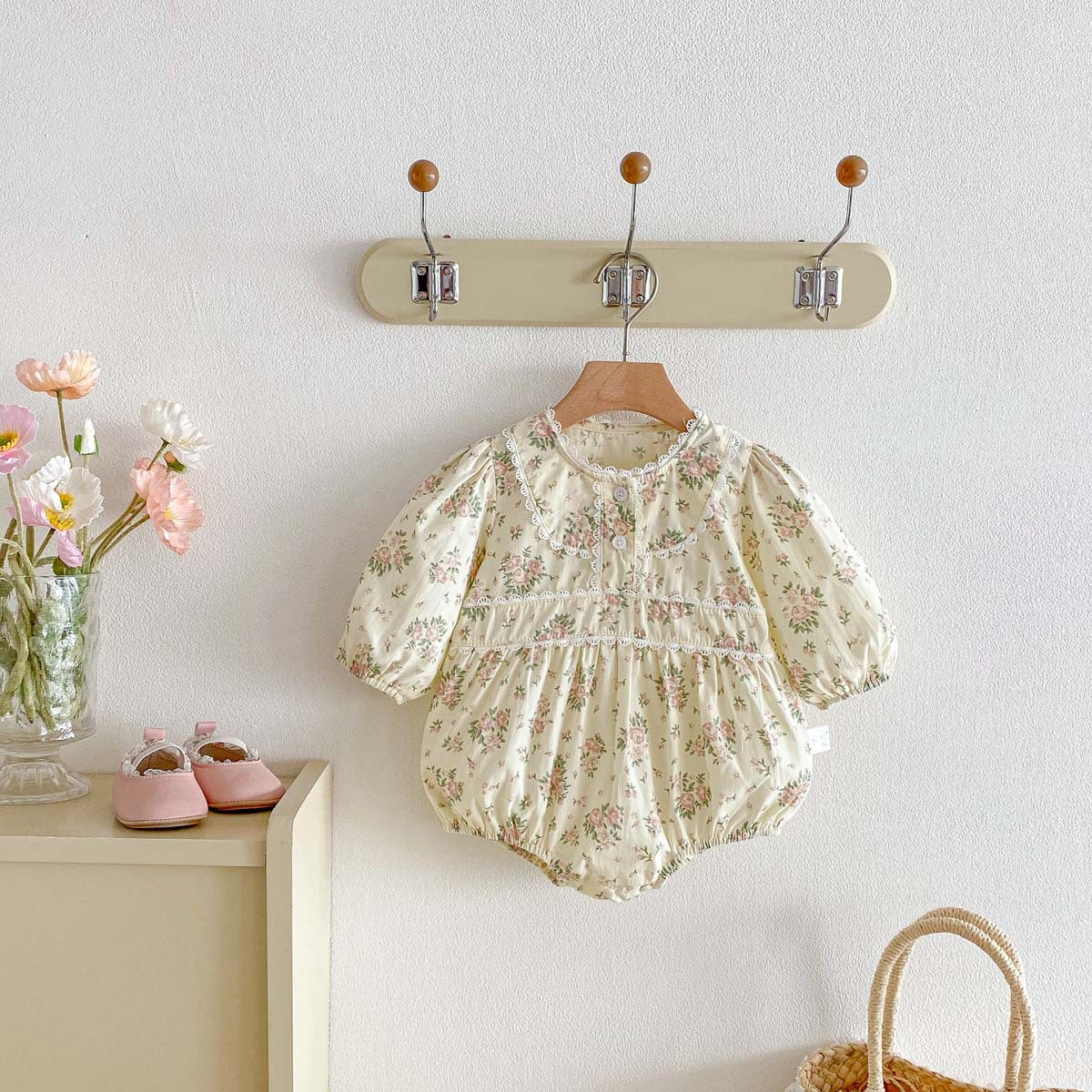 Robe de corps Triangle de style Princesse en dentelle Romper