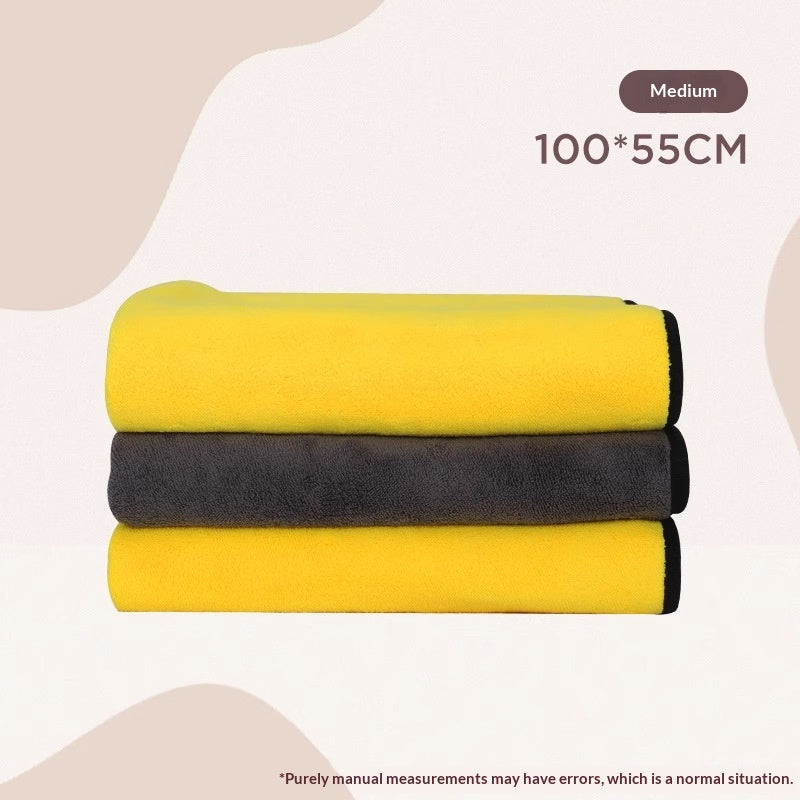 Serviette pour chien Super Absorbant Serviette de bain à séchage rapide pour chiens et chats en particulier pour Golde