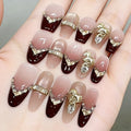 Stickers ongles de luxe léger fait main