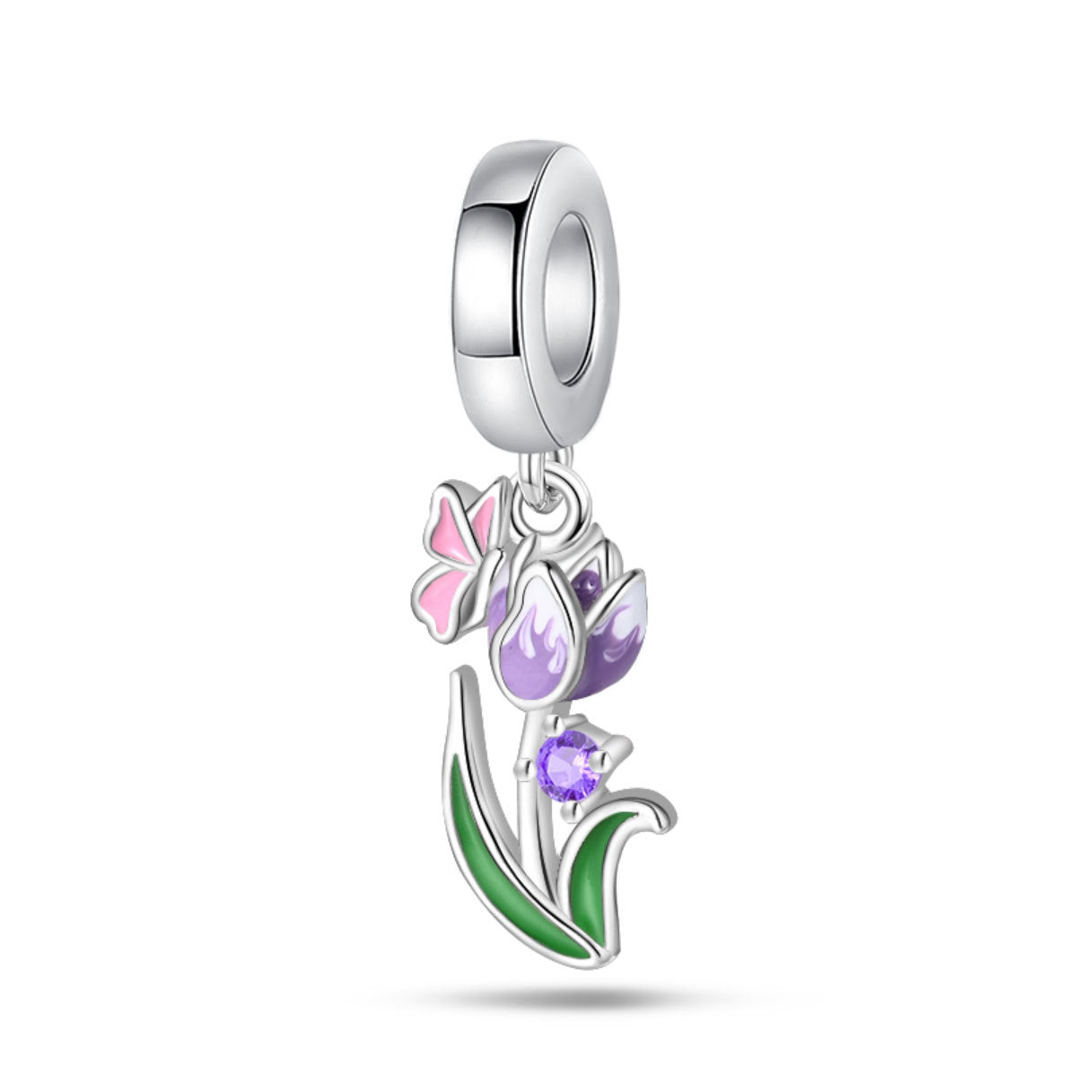 Bracelet de bricolage plaqué argent Charms Et des pendentifs