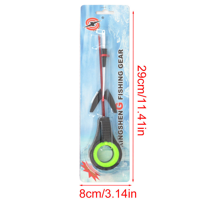 Barre de rechange amovible portable en plastique pour la pêche à la glace
