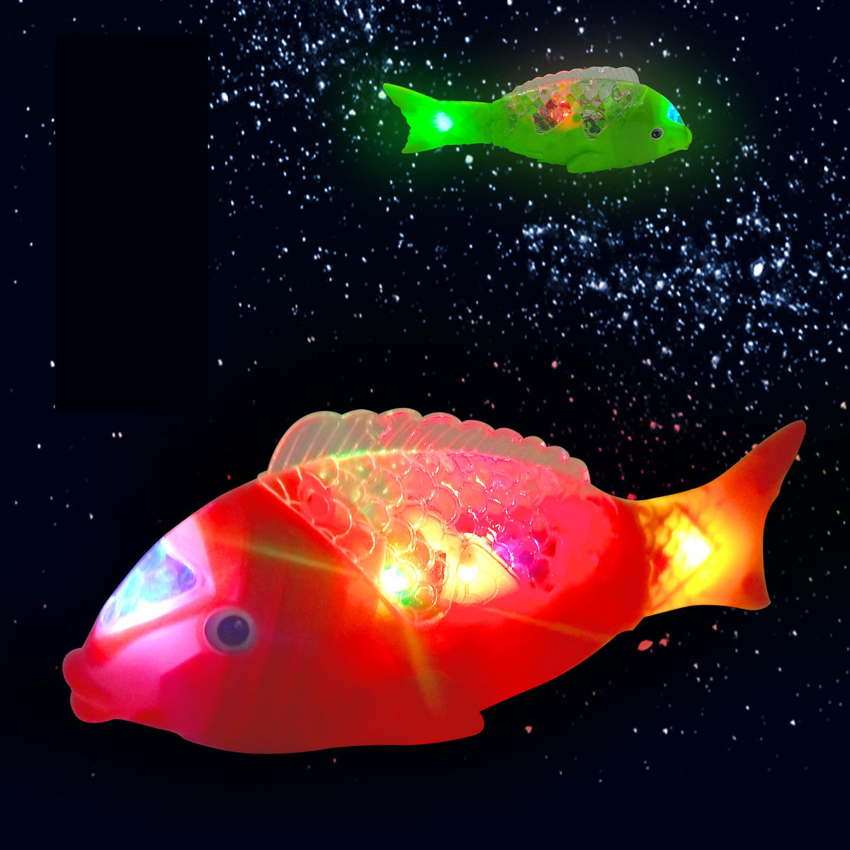Projection éclair de jeu de poisson électrique pour enfants Musique lumineuse Simulation