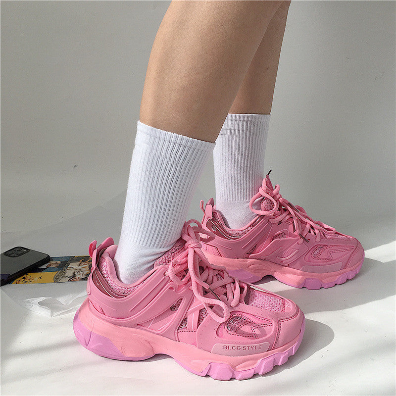Sneakers de couple polyvalents rétro pour femmes
