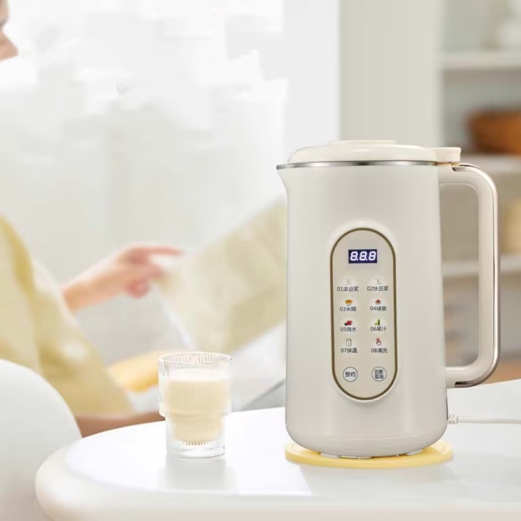 110V en acier inoxydable intérieur Liner Soymilk Maker Maison Touch écran Break mural automatique