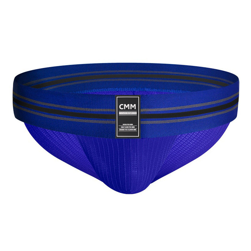 Sous-vêtements sport arc-en-ciel haute coupe ultra large pour hommes