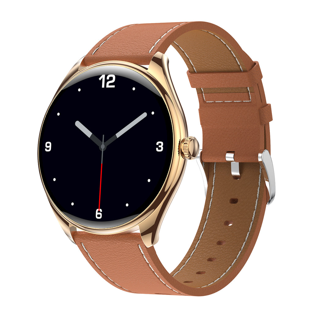 Ultra-fin 143 pouces Smart Watch Fréquence cardiaque Blood Oxygen Bluetooth Calling Voice Assistant