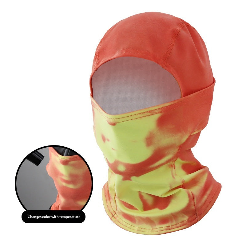 Balaclava respirant sensible à la température pour le cyclisme extérieur avec un Gradi