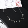 Collier Star Fashionable à cinq points pour les femmes