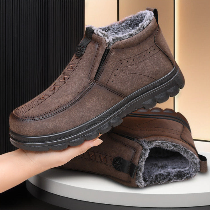 Chaussures en coton de plus grande taille Chaussure chaude pour hommes