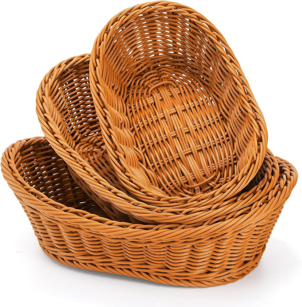 Paniers à pain tissé 3 unités
