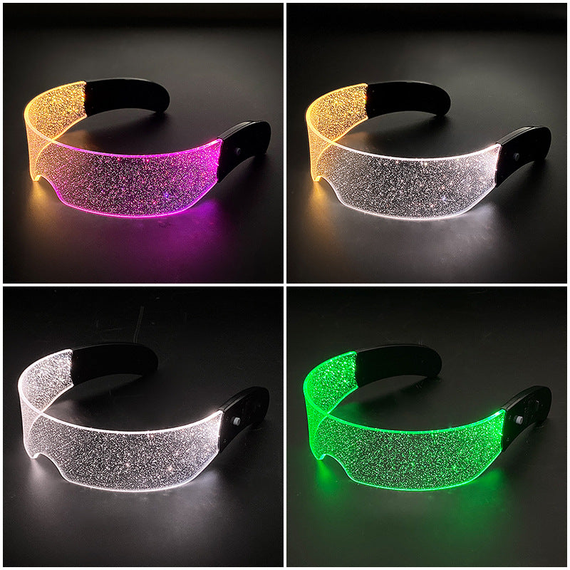 Verres à lumière LED de la future technologie
