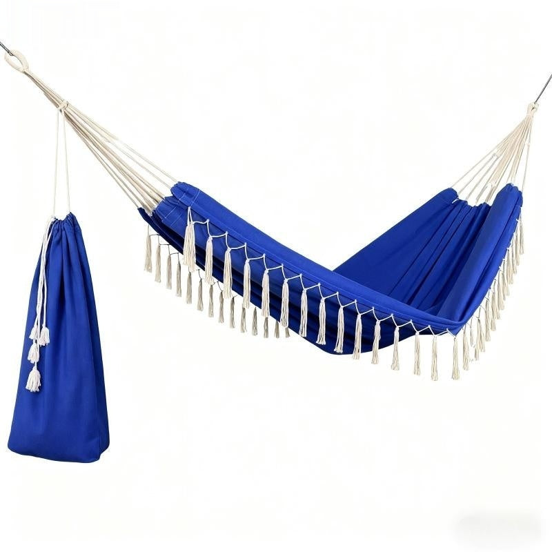 Hamac extérieur et intérieur en toile de tassel