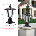 Phares Solar Pilier avec LEDs Dimmables 1-pack - Plates-formes non disponibles- Temu