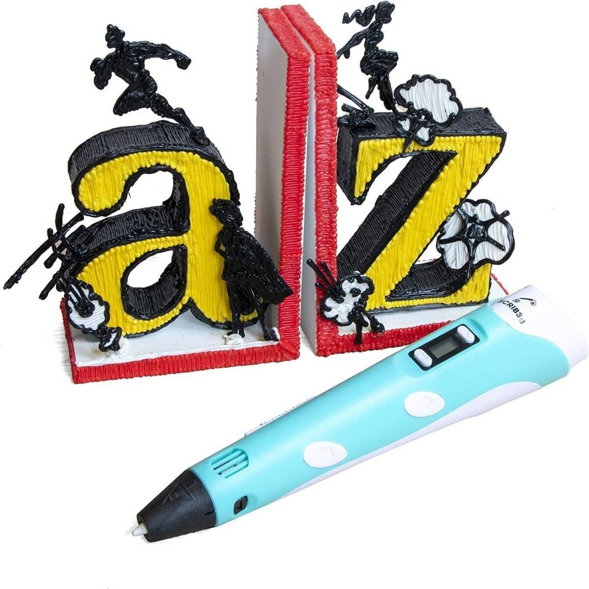 Stylo 3D Stylo d'impression 3D comprend 3 couleurs PLA Filament
