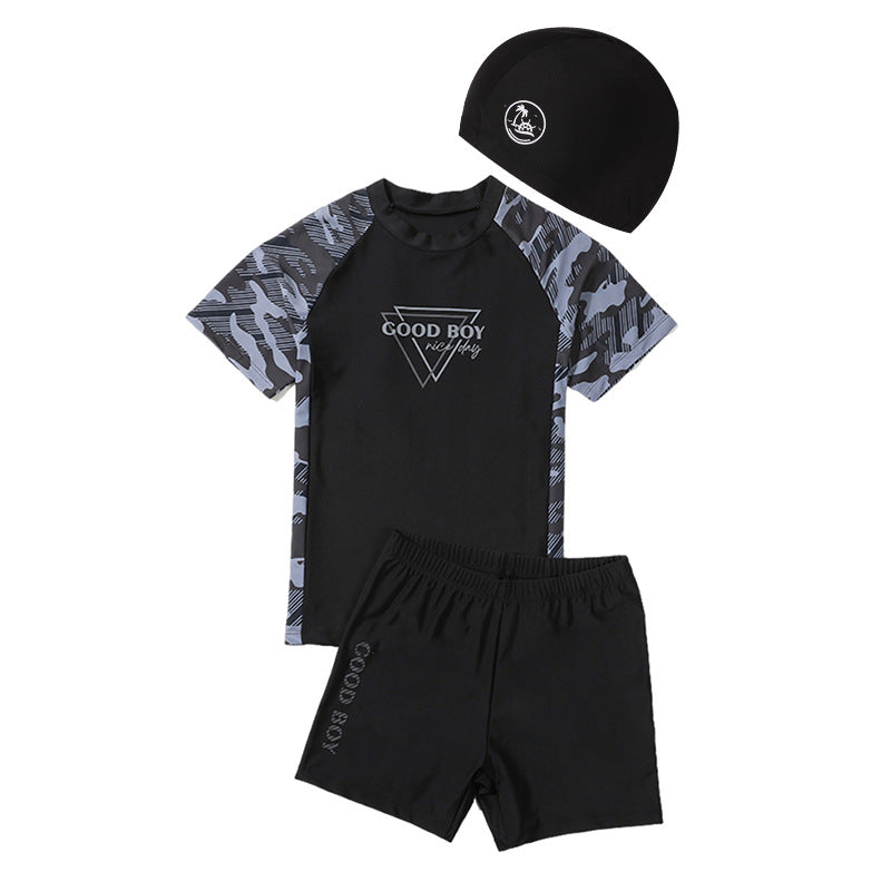 Maillots de bain pour enfants Garçons Big Children Split Fat Children's Big Children's Spring Natation