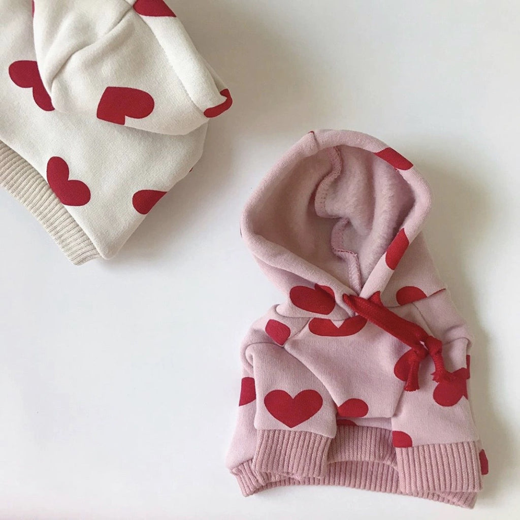 Chandail d'amour imprimé chaud et mignon