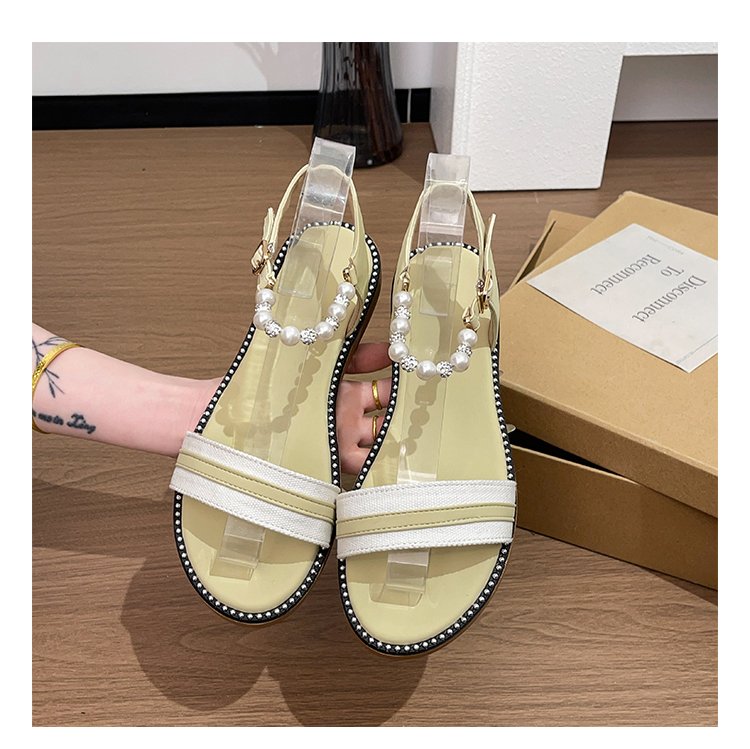 Sandales plates de mode d'été pour femmes