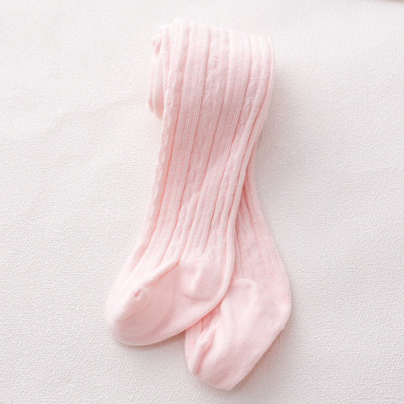 Pantyhose de mode simple pour bébé en coton