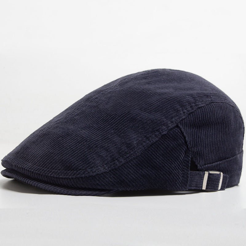 Corduroy d'automne et d'hiver avec deux chapeaux