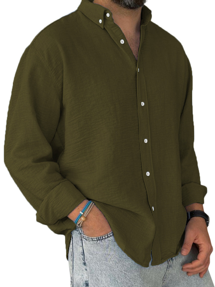 Chemise à manches longues à manches longues pour hommes