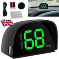 Speedomètre de voiture Vitesse GPS numérique O Vitesse MPH HUD Affichage tête vers le haut