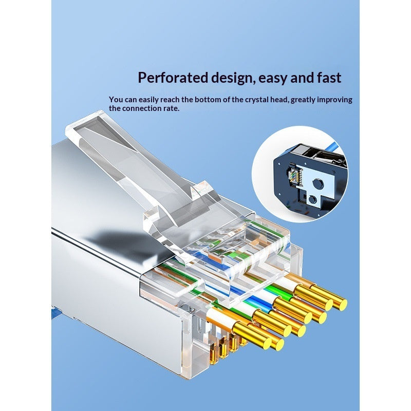 Catégorie 6 Connecteur réseau RJ45 blindé Gigabit