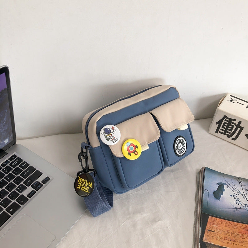 Sac à épaule Messenger pour hommes Badge Crossbody Bag