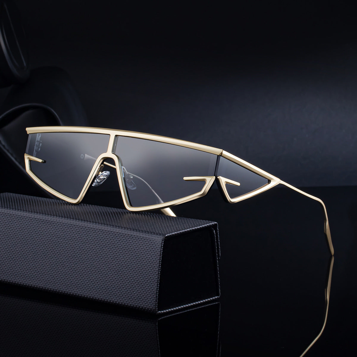 Lunettes de soleil Cat-Eye de mode européenne et américaine pour hommes